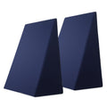 2X Memory Foam Wedge Pillows Neck Back Support with Cover Waterproof Blue