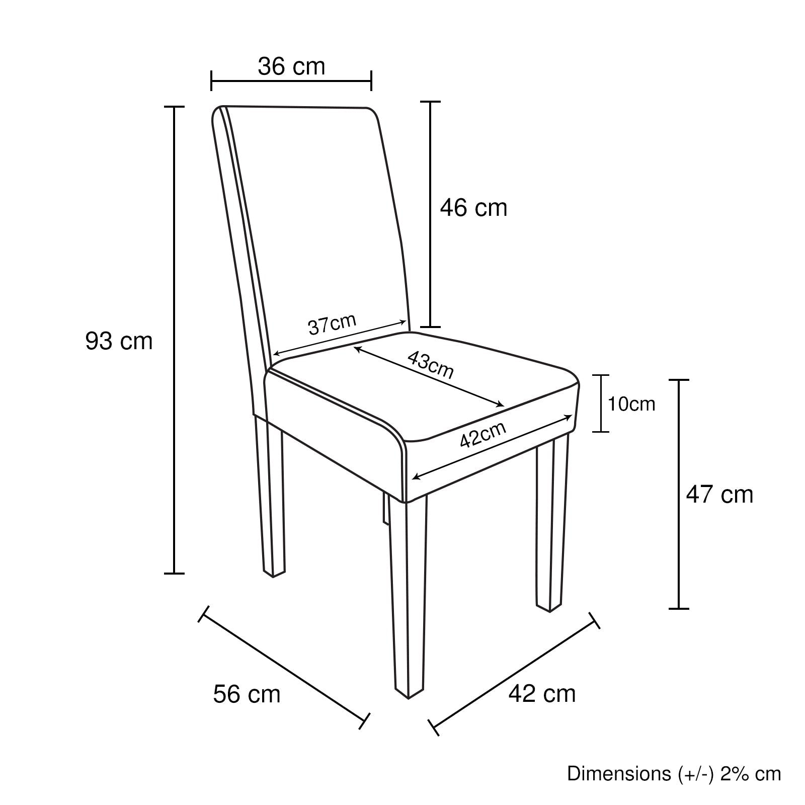 2x Wooden Frame Black Leatherette Dining Chairs with Solid Pine Legs - Furniture > Dining - Rivercity House & Home Co. (ABN 18 642 972 209) - Affordable Modern Furniture Australia
