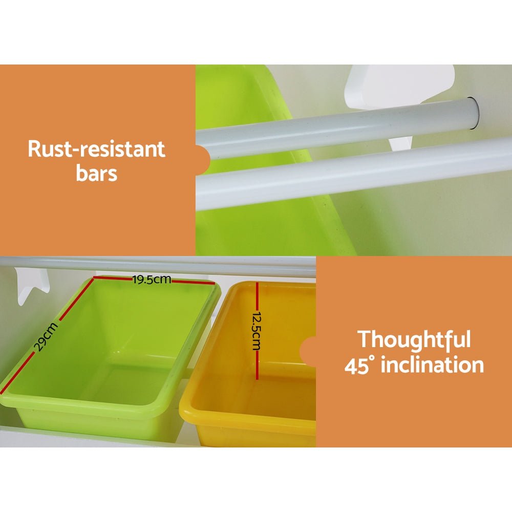 3 PCS Kids Table and Chairs Set Children Furniture Play Toys Storage Box - Baby & Kids > Kid's Furniture - Rivercity House & Home Co. (ABN 18 642 972 209) - Affordable Modern Furniture Australia