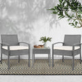 3 Piece Outdoor Set (Grey)