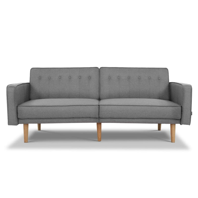 3 Seater Futon Couch - Furniture > Sofas - Rivercity House & Home Co. (ABN 18 642 972 209) - Affordable Modern Furniture Australia