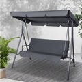 3 Seater Outdoor Swing Chair (Grey)