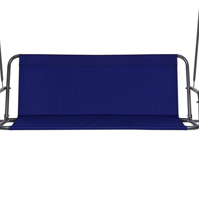 3 Seater Outdoor Swing Chair (Navy) - Brand - Rivercity House & Home Co. (ABN 18 642 972 209) - Affordable Modern Furniture Australia