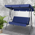 3 Seater Outdoor Swing Chair (Navy)