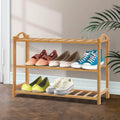 3 Tier Bamboo Shoe Rack Organiser
