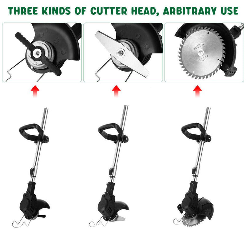 3in1 Cordless Grass Trimmer Grass Lawn Brush Cutter Whipper Snipper with 1 Battery - Home & Garden > Garden Tools - Rivercity House & Home Co. (ABN 18 642 972 209) - Affordable Modern Furniture Australia