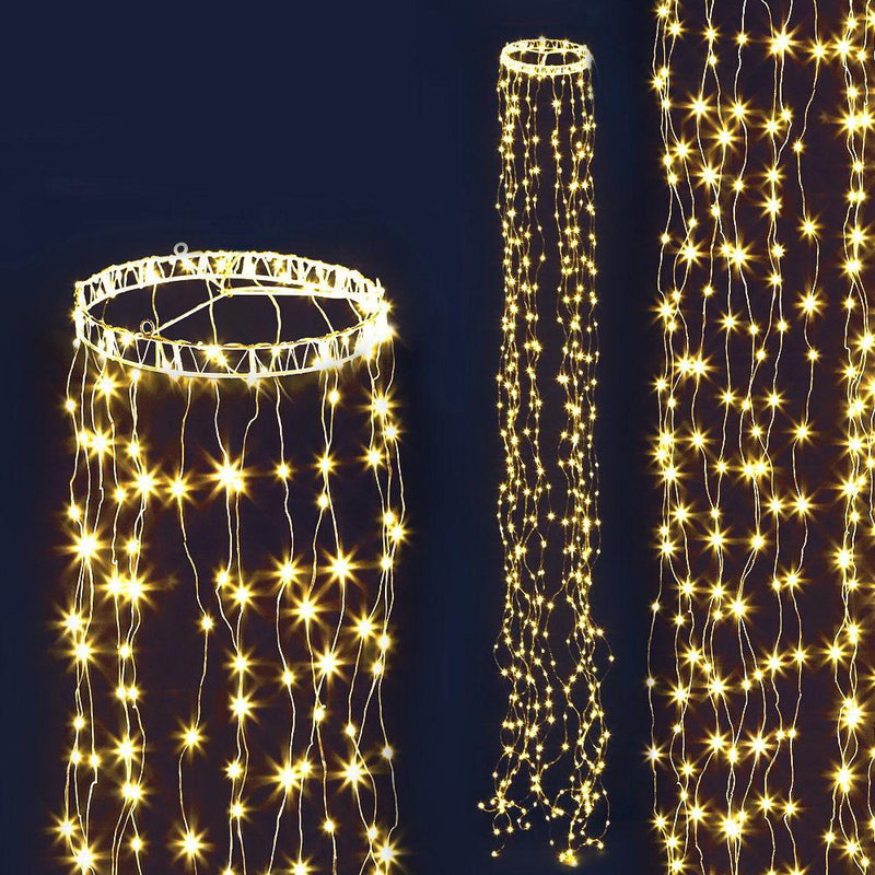 3M Christmas Curtain Fairy Lights String 480 LED Party Wedding - Home & Garden > Garden Lights - Rivercity House & Home Co. (ABN 18 642 972 209) - Affordable Modern Furniture Australia