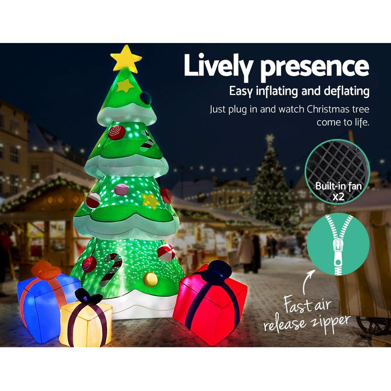 3M Christmas Inflatable Tree LED Lights Outdoor Xmas Decorations - Occasions > Christmas - Rivercity House & Home Co. (ABN 18 642 972 209) - Affordable Modern Furniture Australia
