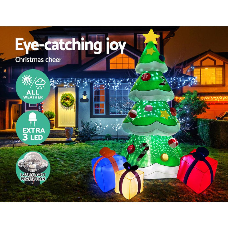 3M Christmas Inflatable Tree LED Lights Outdoor Xmas Decorations - Occasions > Christmas - Rivercity House & Home Co. (ABN 18 642 972 209) - Affordable Modern Furniture Australia