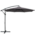 3M Outdoor Furniture Garden Umbrella Charcoal