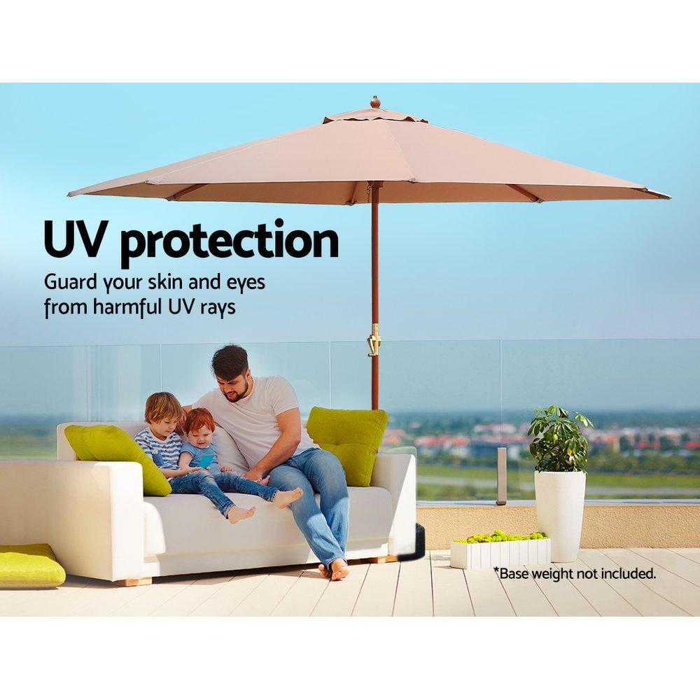 3M Outdoor Umbrella - Rivercity House & Home Co. (ABN 18 642 972 209) - Affordable Modern Furniture Australia