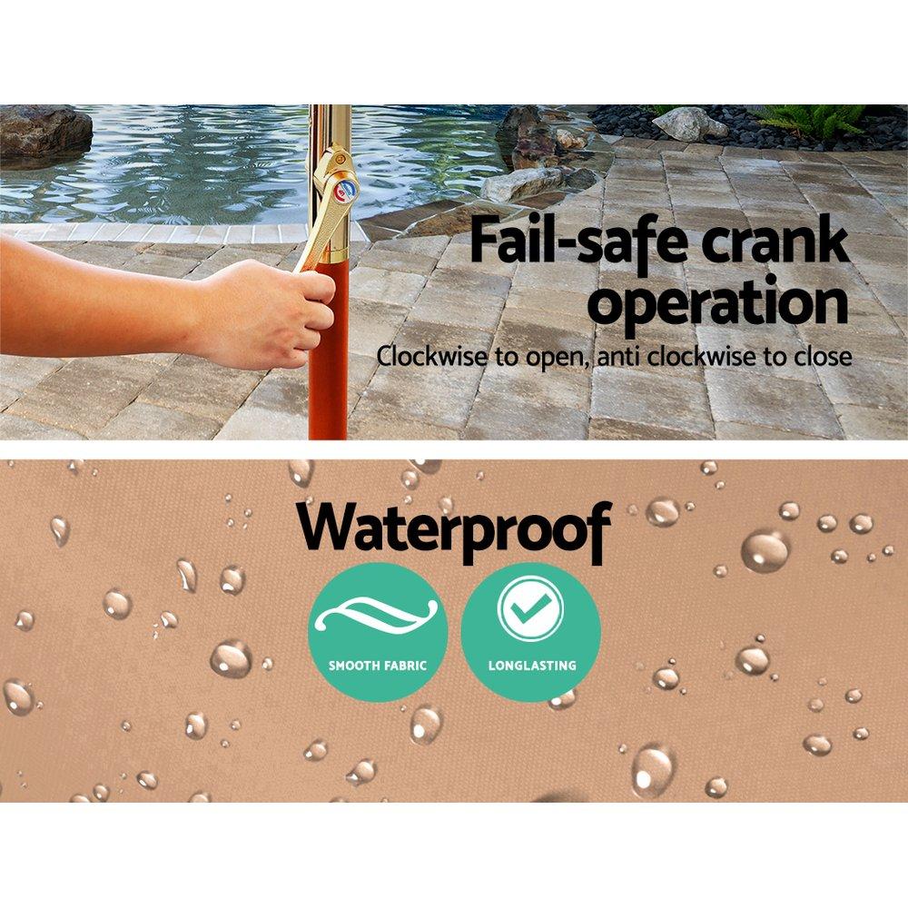 3M Outdoor Umbrella - Rivercity House & Home Co. (ABN 18 642 972 209) - Affordable Modern Furniture Australia