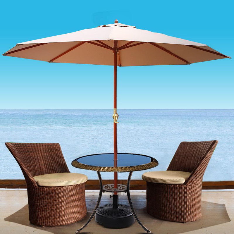 3M Outdoor Umbrella - Rivercity House & Home Co. (ABN 18 642 972 209) - Affordable Modern Furniture Australia