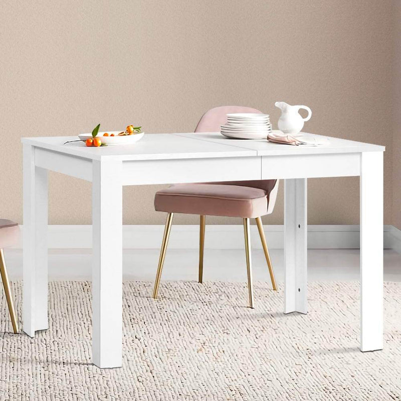 4-6 Seater Natu Dining Table - White - Rivercity House & Home Co. (ABN 18 642 972 209) - Affordable Modern Furniture Australia