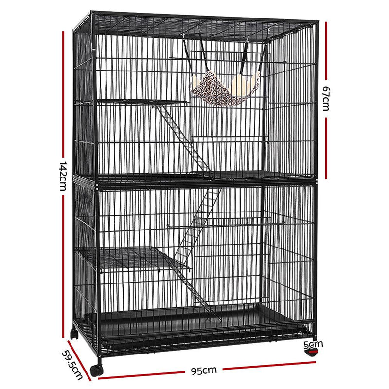 4 Level Cage 142cm High - Rivercity House & Home Co. (ABN 18 642 972 209) - Affordable Modern Furniture Australia