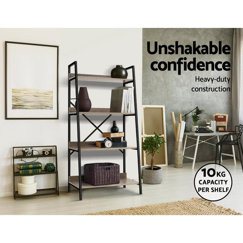 4 Tier Bookcase - Rivercity House & Home Co. (ABN 18 642 972 209) - Affordable Modern Furniture Australia