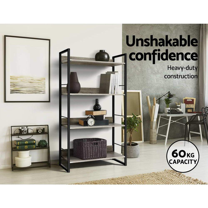 4 Tier Display Shelf (125cm High) - Rivercity House & Home Co. (ABN 18 642 972 209) - Affordable Modern Furniture Australia