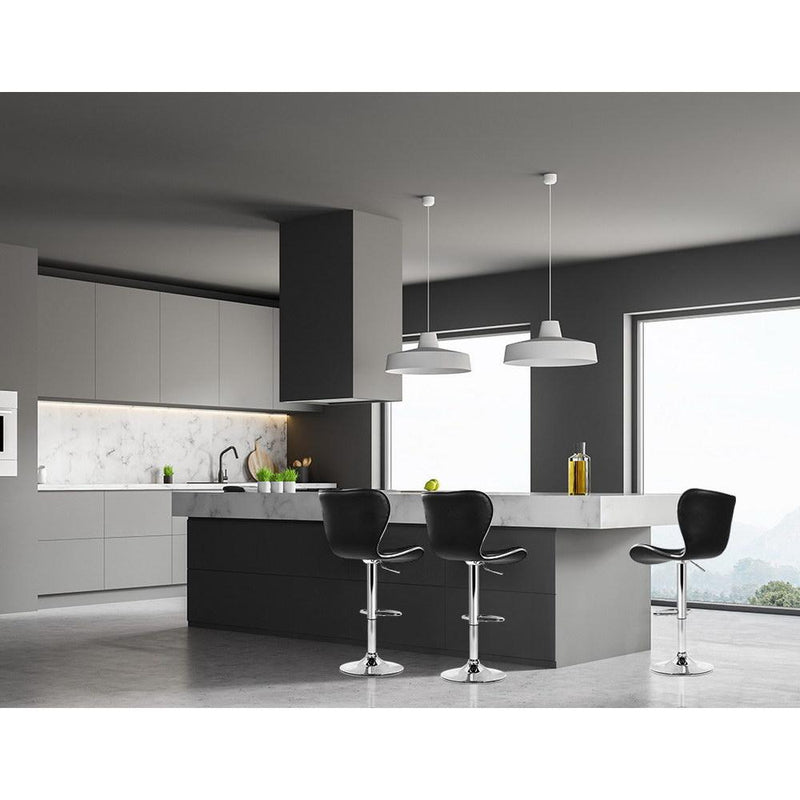 4 x Ruby Bar Stools Black - Rivercity House & Home Co. (ABN 18 642 972 209) - Affordable Modern Furniture Australia