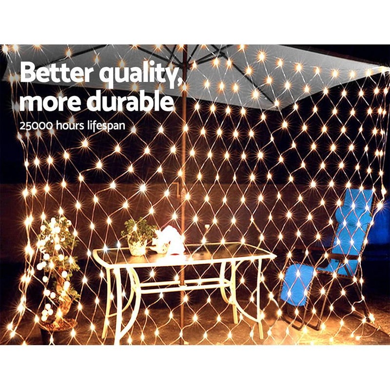 4mx6m Christmas Net Mesh Lights 1000LED String Fairy Party Wedding - Occasions - Rivercity House & Home Co. (ABN 18 642 972 209) - Affordable Modern Furniture Australia