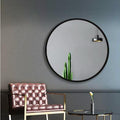 50cm Frameless Round Wall Mirror
