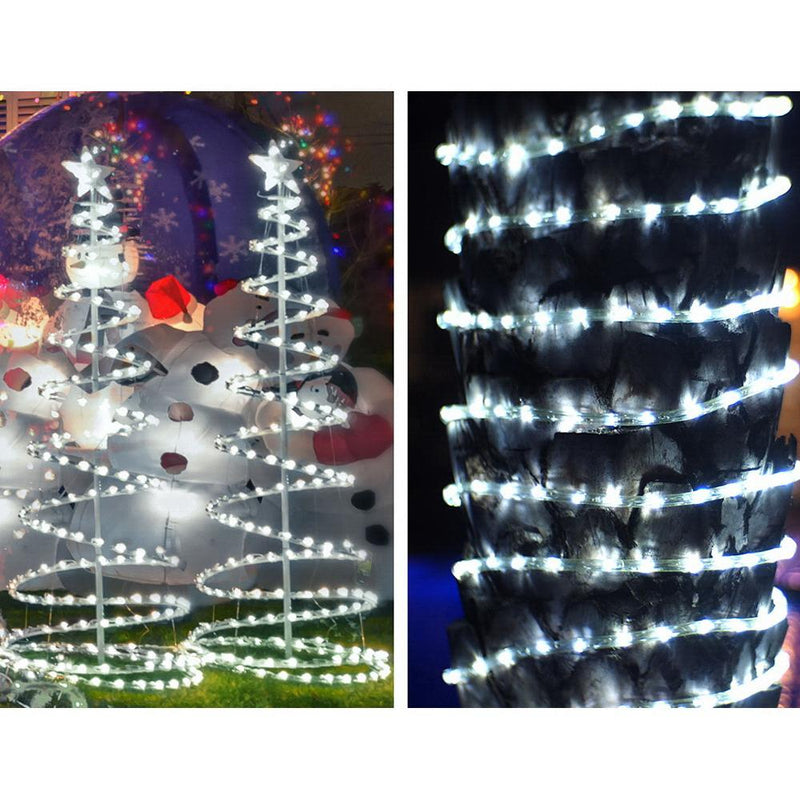 50M Christmas Rope Lights 1200 LED Cold White - Occasions - Rivercity House & Home Co. (ABN 18 642 972 209) - Affordable Modern Furniture Australia