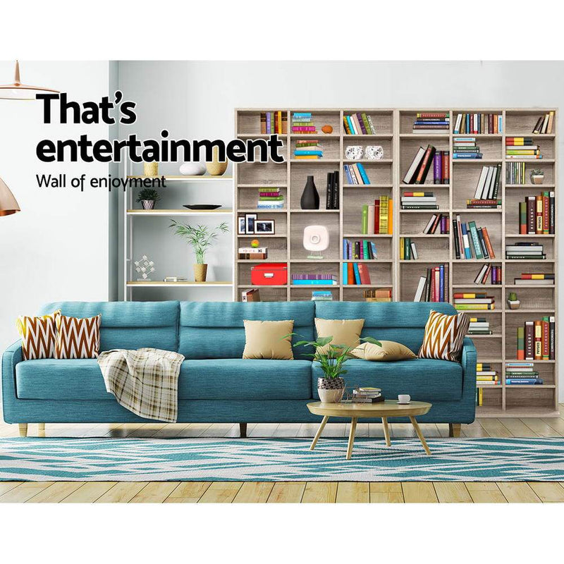 528 DVD / 1116 CD Storage Shelf Media Rack - Rivercity House & Home Co. (ABN 18 642 972 209) - Affordable Modern Furniture Australia