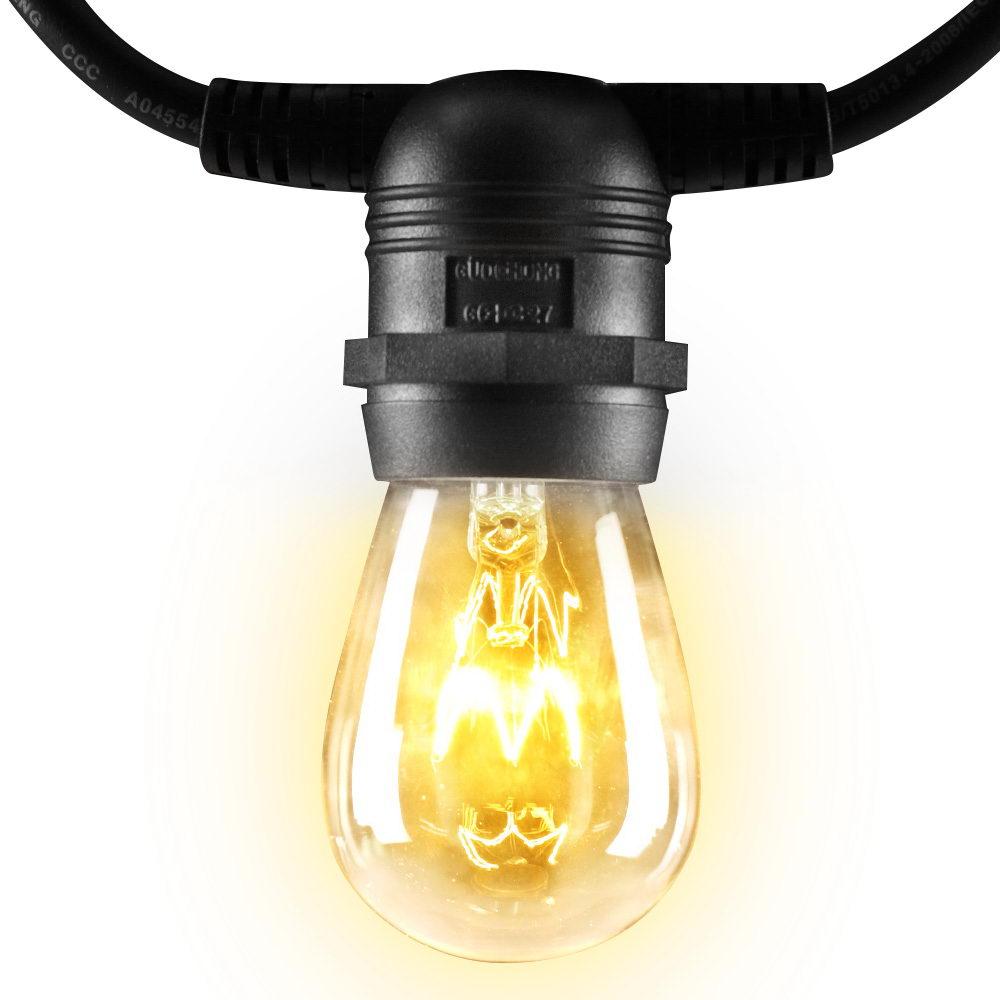 56m Festoon String Lights Christmas Bulbs Party Wedding Garden Party - Rivercity House & Home Co. (ABN 18 642 972 209) - Affordable Modern Furniture Australia