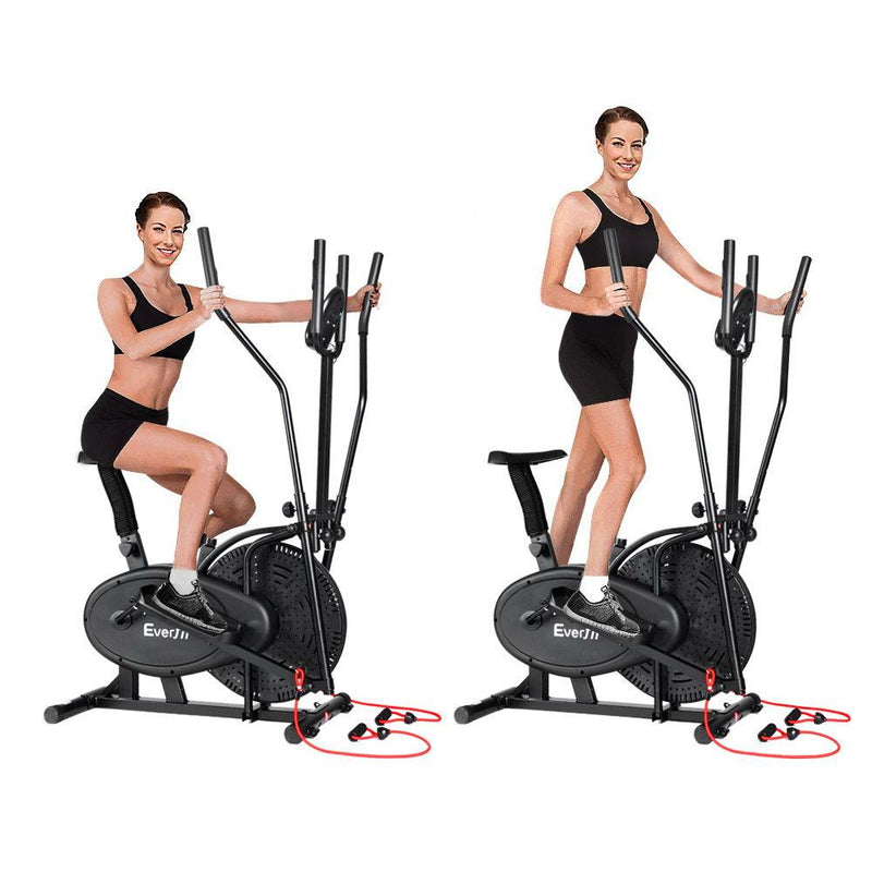 5in1 Elliptical Cross Trainer Exercise Bike Bicycle Home Gym Fitness Machine Running Walking - Rivercity House & Home Co. (ABN 18 642 972 209) - Affordable Modern Furniture Australia