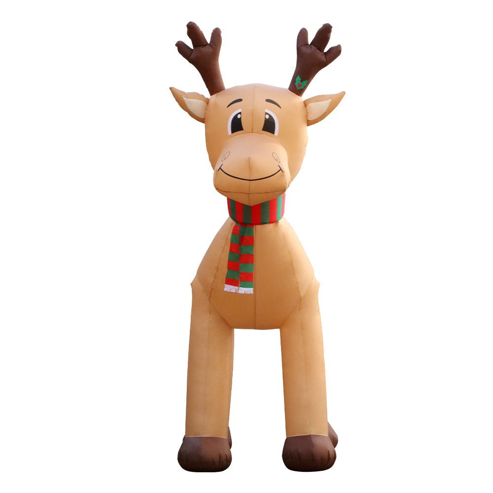 5M Christmas Inflatable Reindeer Giant Deer Air - Power Light Inside - Rivercity House & Home Co. (ABN 18 642 972 209) - Affordable Modern Furniture Australia