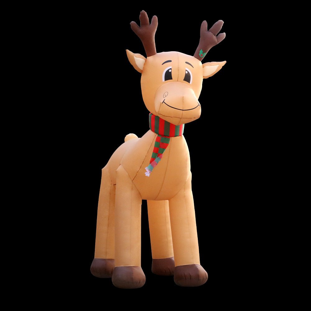 5M Christmas Inflatable Reindeer Giant Deer Air - Power Light Inside - Rivercity House & Home Co. (ABN 18 642 972 209) - Affordable Modern Furniture Australia
