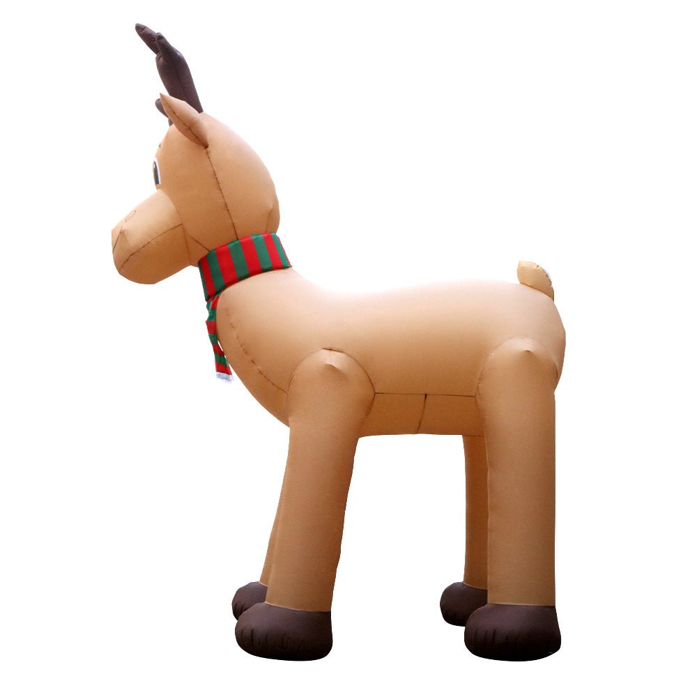 5M Christmas Inflatable Reindeer Giant Deer Air - Power Light Inside - Rivercity House & Home Co. (ABN 18 642 972 209) - Affordable Modern Furniture Australia