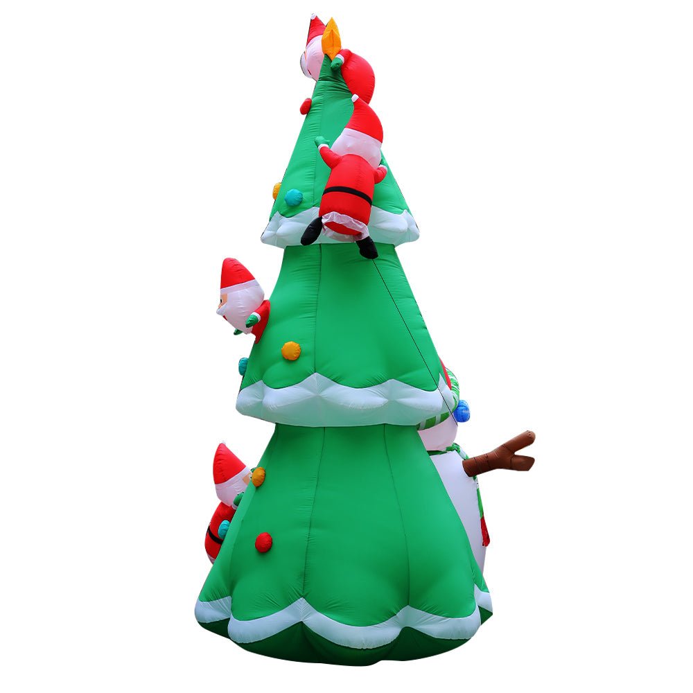 5M Christmas Inflatable Santa on Christmas Tree Xmas Decor LED - Rivercity House & Home Co. (ABN 18 642 972 209) - Affordable Modern Furniture Australia