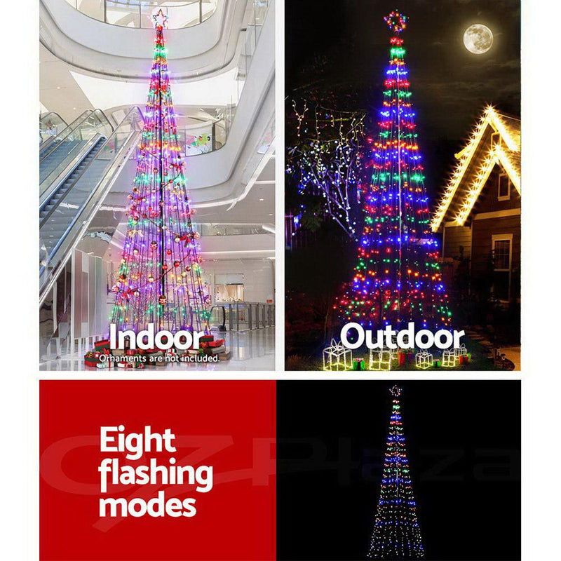 5M LED Christmas Tree Optic Fiber Lights 750pc LED Multi Colour - Occasions > Lights - Rivercity House & Home Co. (ABN 18 642 972 209) - Affordable Modern Furniture Australia