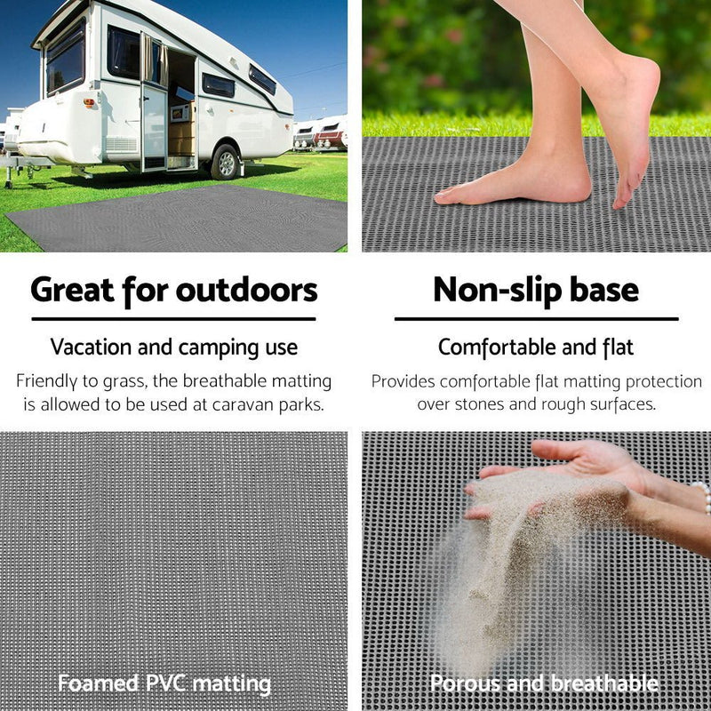 6 X 2.5M Annex Floor Mat - Grey - Outdoor > Camping - Rivercity House & Home Co. (ABN 18 642 972 209) - Affordable Modern Furniture Australia