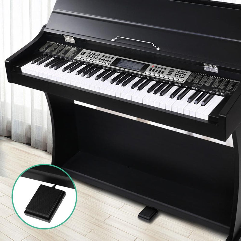 61 Key Electronic Piano Keyboard Electric Digital Classical Music Stand - Audio & Video - Rivercity House & Home Co. (ABN 18 642 972 209) - Affordable Modern Furniture Australia