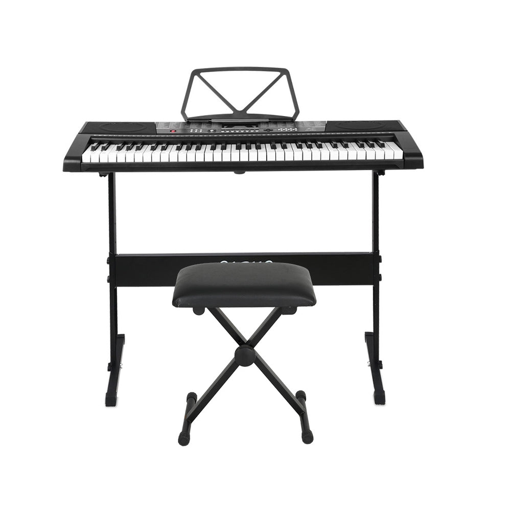61 Keys Electronic Piano Keyboard Digital Electric w/ Stand Stool Speaker - Audio & Video > Musical Instrument & Accessories - Rivercity House & Home Co. (ABN 18 642 972 209) - Affordable Modern Furniture Australia