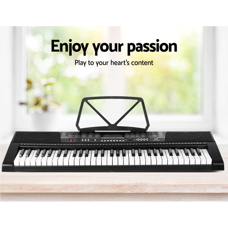 61 Keys Electronic Piano Keyboard Digital Electric w/ Stand Stool Speaker - Audio & Video > Musical Instrument & Accessories - Rivercity House & Home Co. (ABN 18 642 972 209) - Affordable Modern Furniture Australia