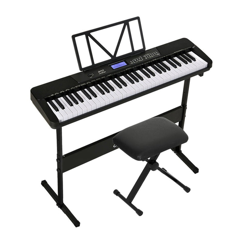 61 Keys Electronic Piano Keyboard Digital Electric w/ Stand Stool Touch - Audio & Video > Musical Instrument & Accessories - Rivercity House & Home Co. (ABN 18 642 972 209) - Affordable Modern Furniture Australia