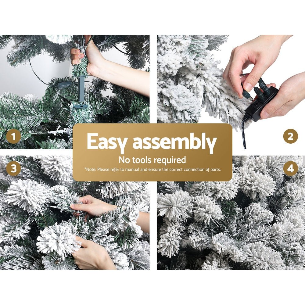 6FT / 1.8M Christmas Tree – 781 Tips – Pre - lit 350 Warm White LED Lights - Rivercity House & Home Co. (ABN 18 642 972 209) - Affordable Modern Furniture Australia