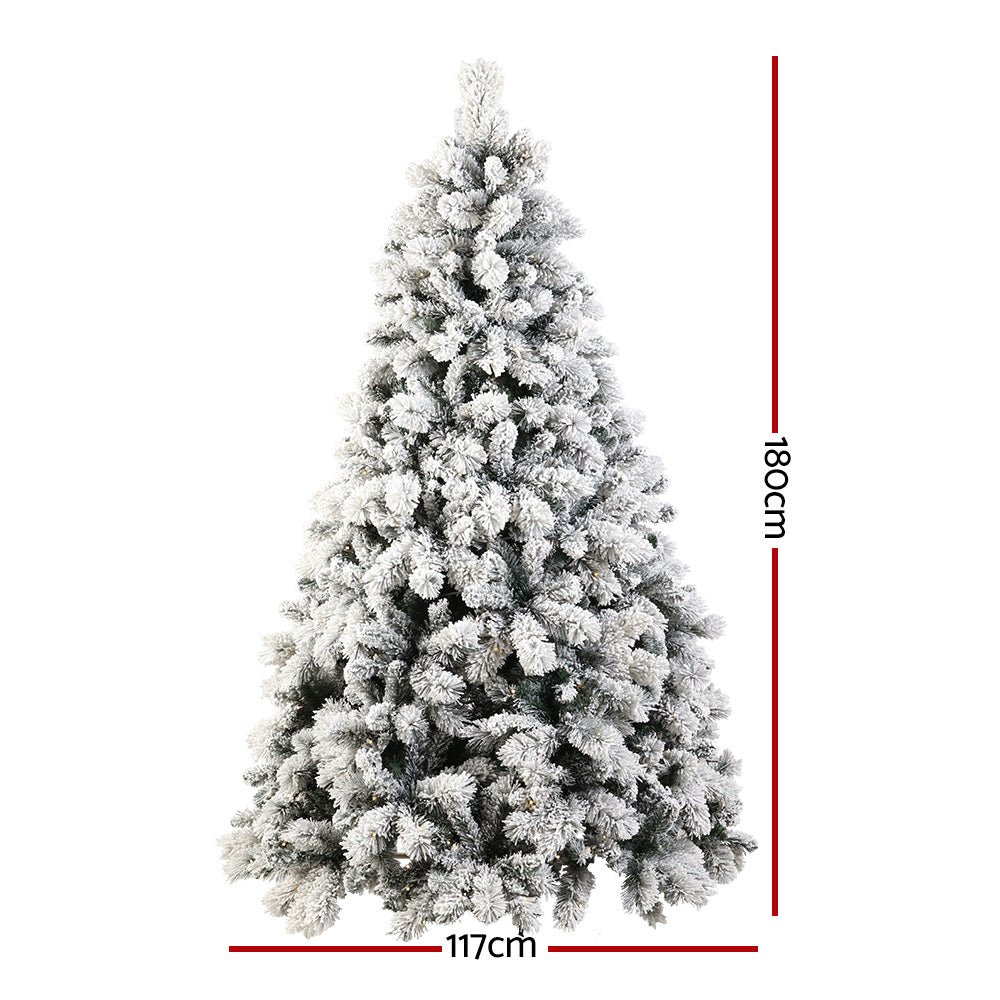 6FT / 1.8M Christmas Tree – 781 Tips – Pre - lit 350 Warm White LED Lights - Rivercity House & Home Co. (ABN 18 642 972 209) - Affordable Modern Furniture Australia