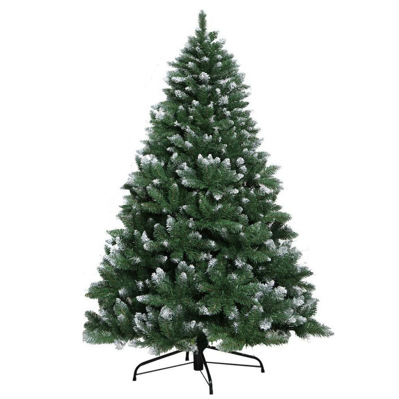 6FT Budget Christmas Snow Tree - Green - Rivercity House & Home Co. (ABN 18 642 972 209) - Affordable Modern Furniture Australia