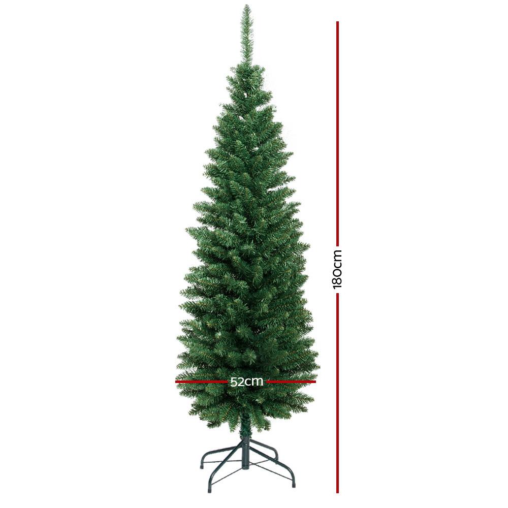 6FT Slim Christmas Tree | Tips: 300 | Budget Collection - Occasions - Rivercity House & Home Co. (ABN 18 642 972 209) - Affordable Modern Furniture Australia