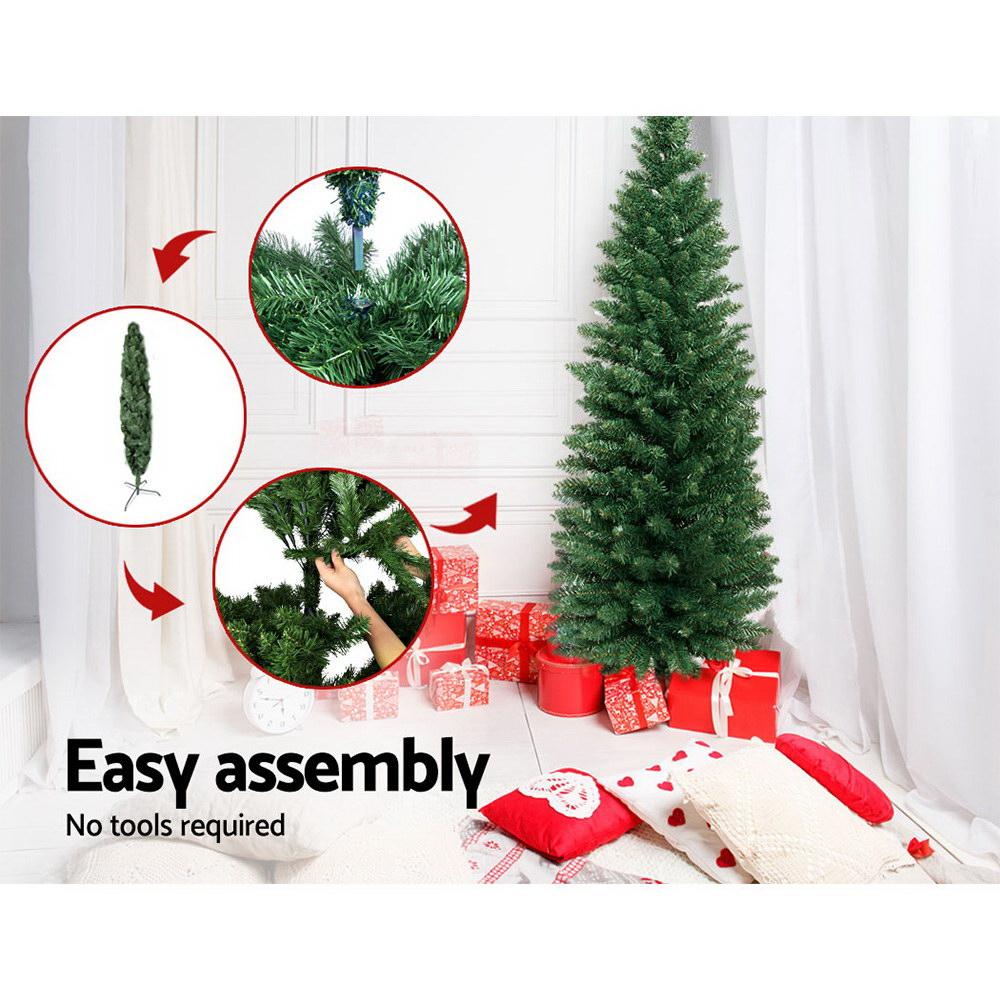 6FT Slim Christmas Tree | Tips: 300 | Budget Collection - Occasions - Rivercity House & Home Co. (ABN 18 642 972 209) - Affordable Modern Furniture Australia
