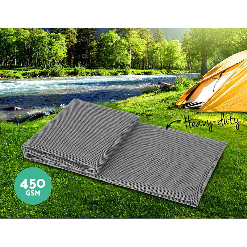 6M Annex Matting Pack of 2x 3 x2.5m Floor Mats Mesh Camping Picnic - Outdoor > Camping - Rivercity House & Home Co. (ABN 18 642 972 209) - Affordable Modern Furniture Australia