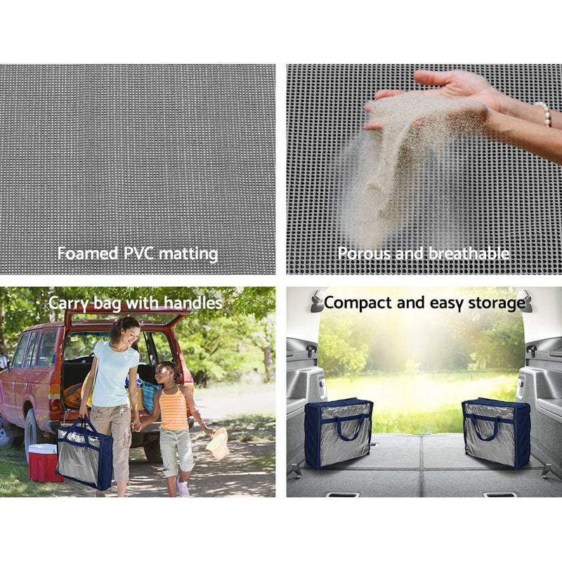 6M Annex Matting Pack of 2x 3 x2.5m Floor Mats Mesh Camping Picnic - Outdoor > Camping - Rivercity House & Home Co. (ABN 18 642 972 209) - Affordable Modern Furniture Australia