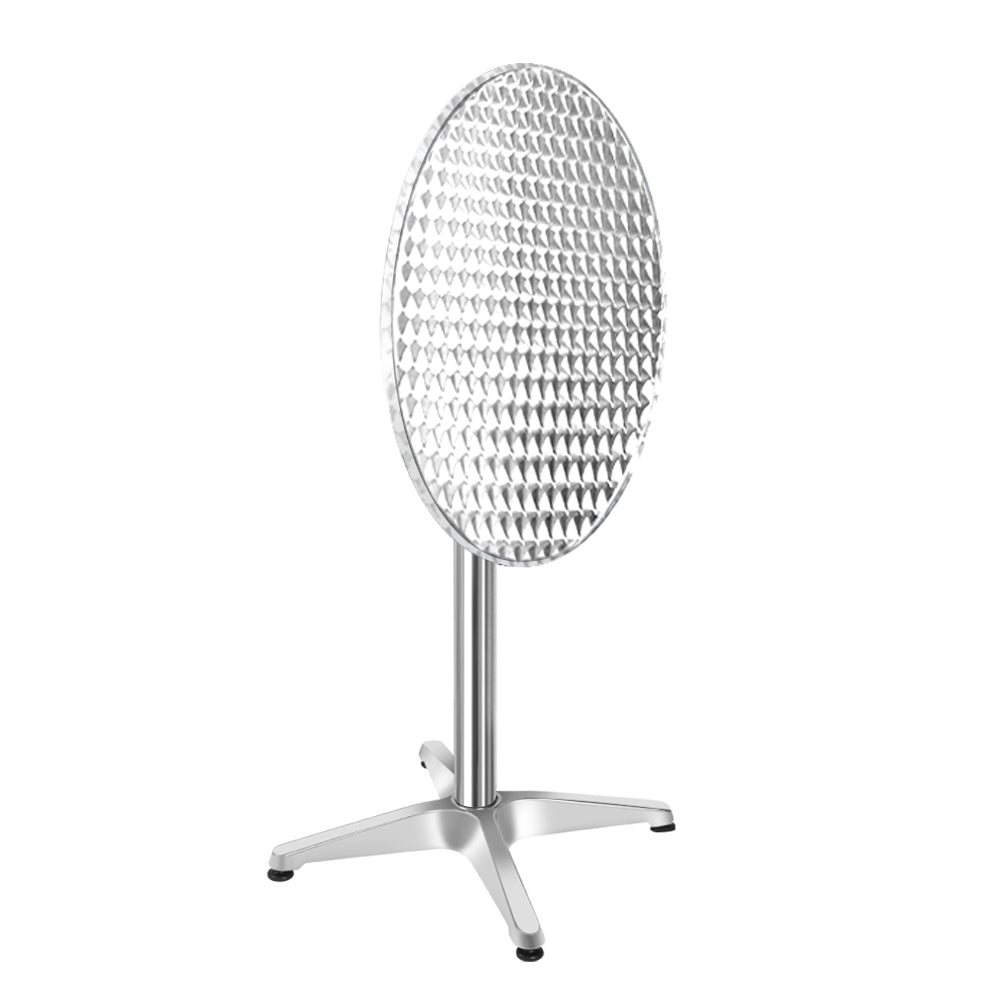 6pcs Outdoor Bar Table Furniture Adjustable Aluminium Cafe Table Round - Furniture > Outdoor - Rivercity House & Home Co. (ABN 18 642 972 209) - Affordable Modern Furniture Australia