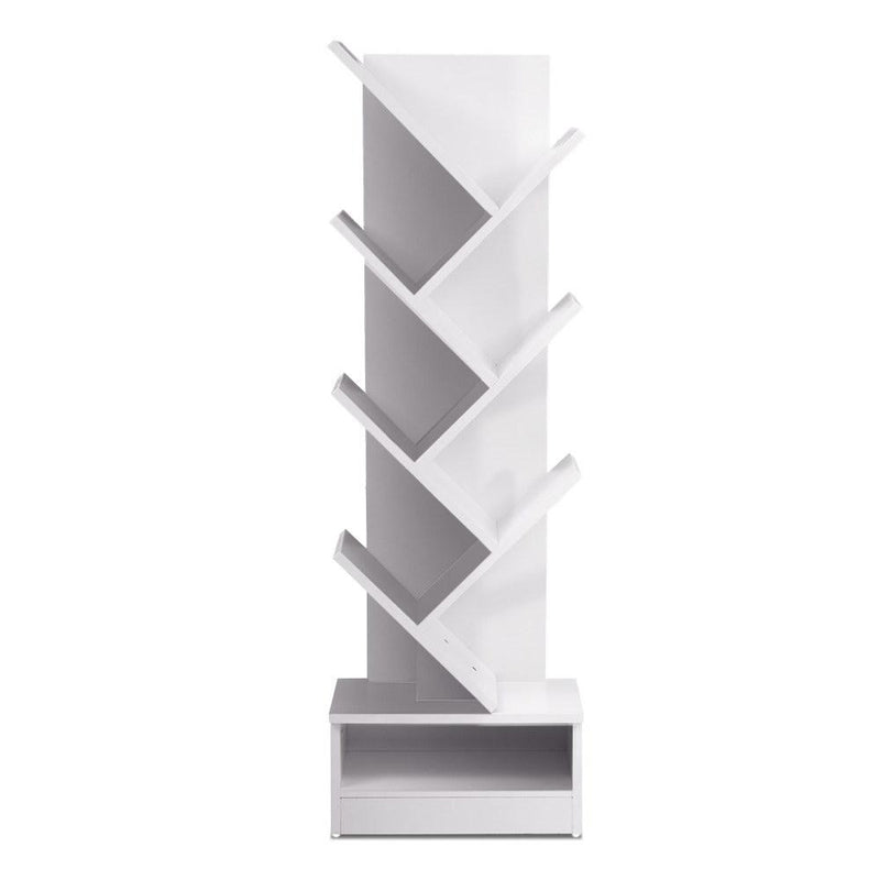 7 Tier White Tree Bookcase - Furniture - Rivercity House & Home Co. (ABN 18 642 972 209) - Affordable Modern Furniture Australia