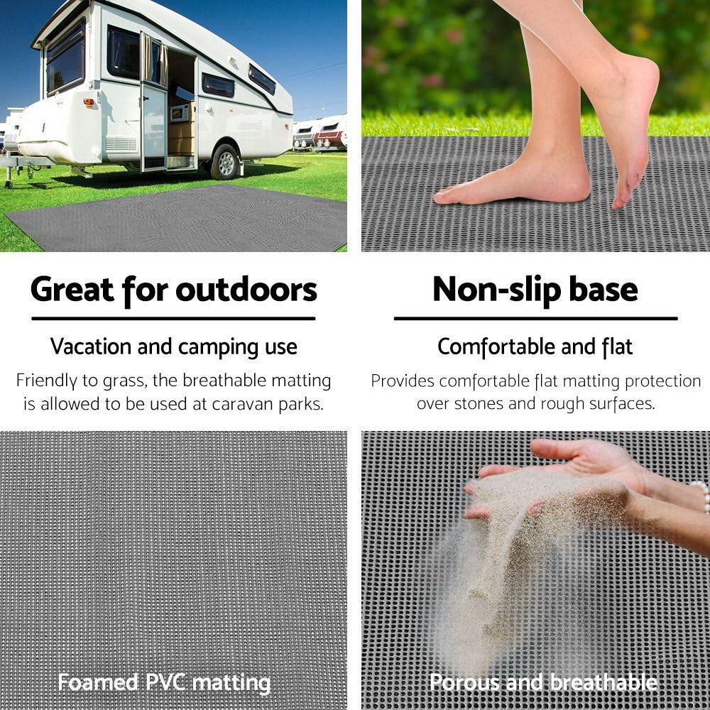 7 X 2.5M Annex Floor Mat - Grey - Outdoor > Camping - Rivercity House & Home Co. (ABN 18 642 972 209) - Affordable Modern Furniture Australia