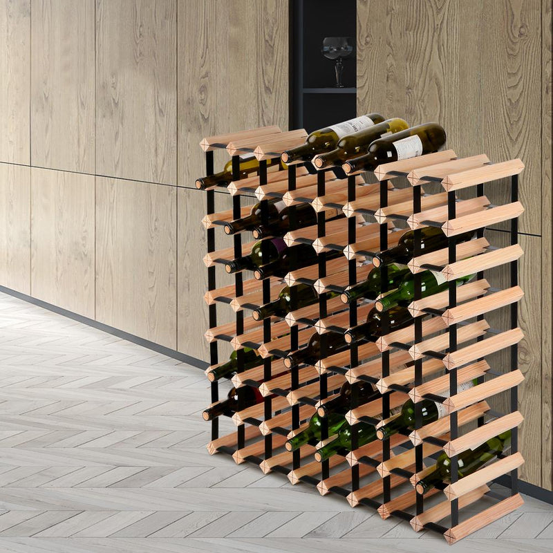72 Bottle Timber Wine Rack - Rivercity House & Home Co. (ABN 18 642 972 209) - Affordable Modern Furniture Australia
