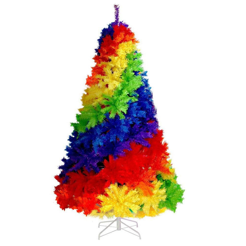 7FT / 2.1M Rainbow Christmas Tree Multicolour Pride - Occasions > Christmas - Rivercity House & Home Co. (ABN 18 642 972 209) - Affordable Modern Furniture Australia